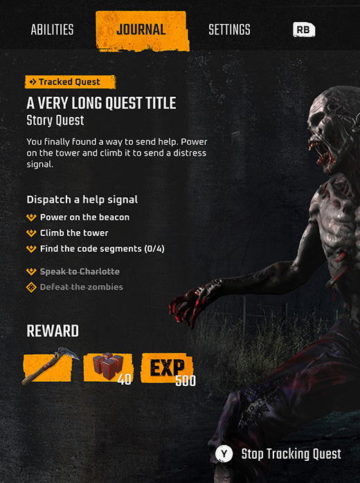 Zombie Survival UI